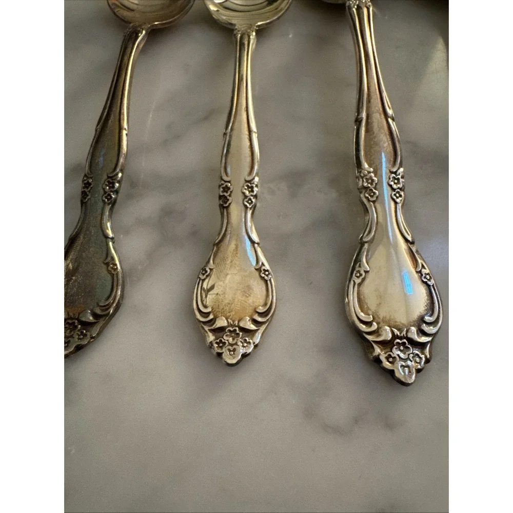 Affection Oneida Community  Pieces Some New  Silverplate Flatware Set-9 Pieces